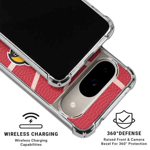 University of Louisville Red Basketball Google Pixel 10 Clear Case